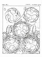 Sheridan Patterns Style Floral Drawing Leatherworker Pattern Draw sketch template