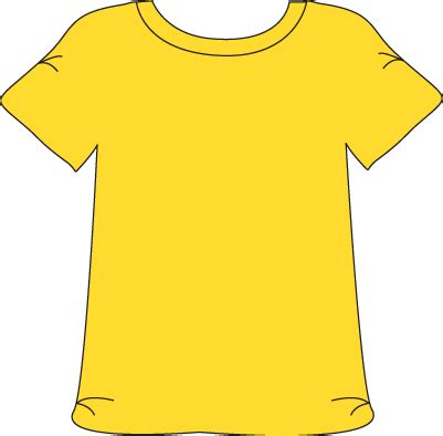yellow  shirt clip art   cliparts  images