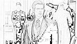 James Bond Coloring Pages Pierce Part Brosnan Filminspector Actors Exhibited Sides Character Different Many Also sketch template