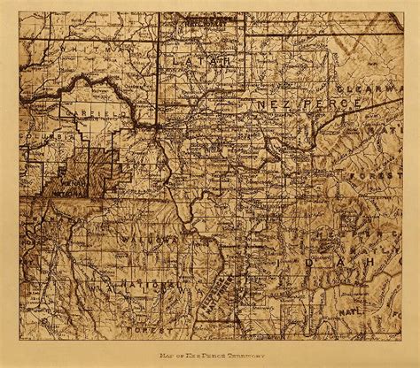 Nez Perce War Map Visitchile Cl