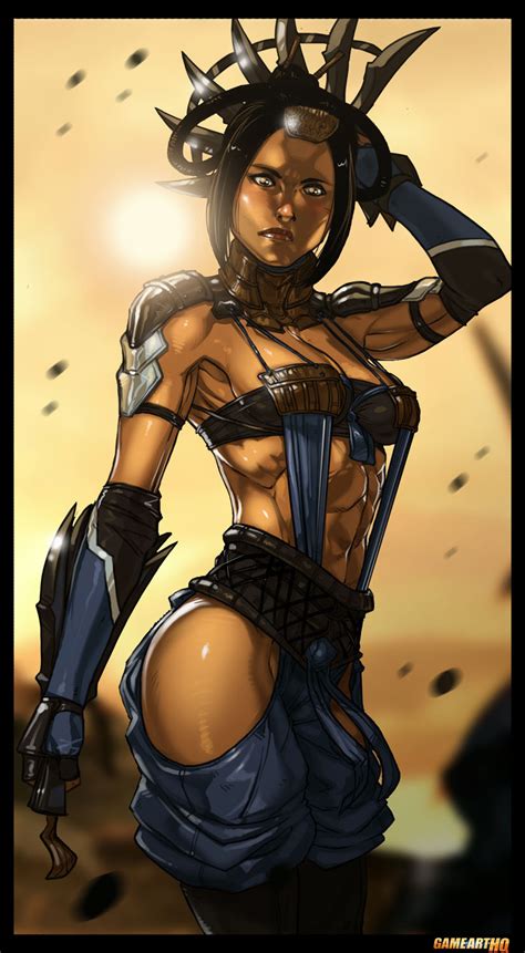 Kitana From Mortal Kombat X Drawn By Ganassa