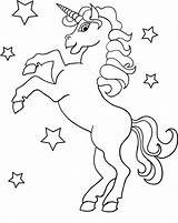 Unicorn Stars Coloring Pages Categories sketch template