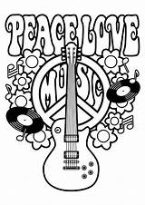 Hippie Buzzle Getcolorings Violin Leroy Malvorlagen Coloriage Thaneeya Getdrawings sketch template
