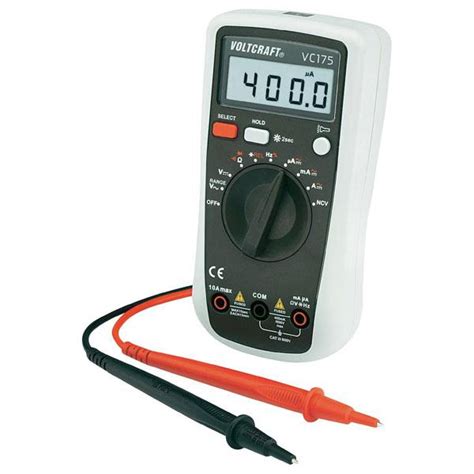 vc voltcraft digital multimeter cat iii