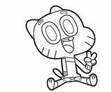 Gumball Coloring Pages Watterson Machine Amazing Pice Cliparts Drawing Anais Print Tv Getdrawings Getcolorings Template Clip Color Avondale Style Popular sketch template