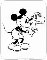 Mickey Coloring Classic Mouse Pages Coffee Disneyclips Pouring Funstuff sketch template
