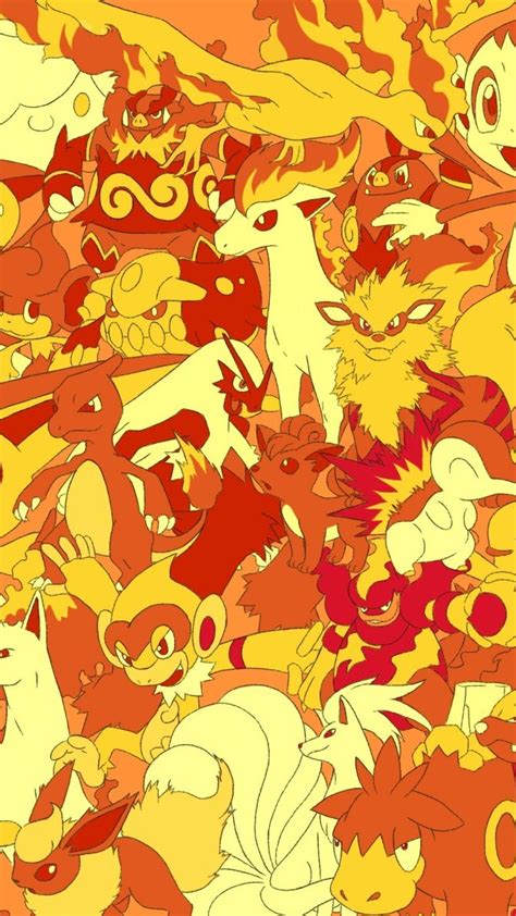 fire type starter pokemon wallpaper