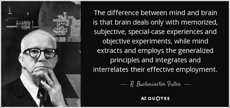 R Buckminster Fuller Quote The Difference Between Mind