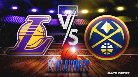 lakers nuggets game  odds prediction pick    nba playoff game