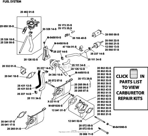 kohler sv carburetor diagram
