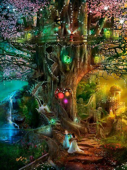 dreaming tree photographic print  foxfires redbubble