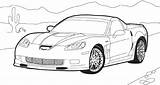 Corvette Coloring Pages Chevrolet Stingray Hot Wheels Car Draw Drawing Printable Kids Corvettes Color Sheets Chevy Colouring Print C3 Cars sketch template
