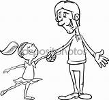 Daughter Father Coloring Pages Getdrawings Getcolorings sketch template