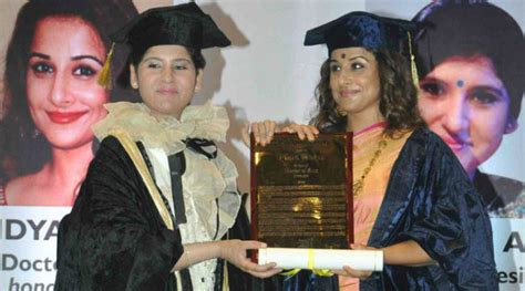 vidya balan to get honorary doctorate feels ‘honoured the indian express