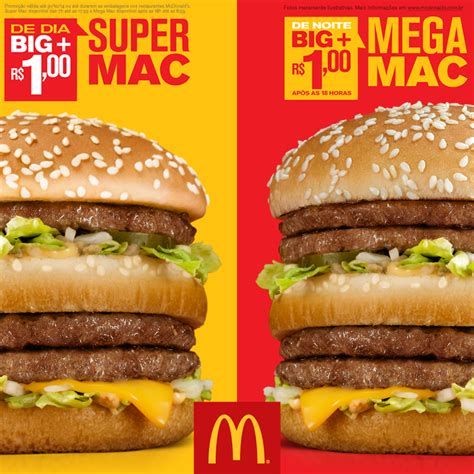 novos produtos mcdonalds super mac   mega mac  tres  quatro