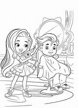 Salon Beauty Coloring Pages Hairdorables Mystery раскраски все категории из Doll Color sketch template