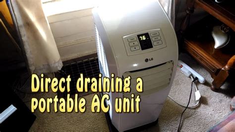 Direct draining a portable AC unit...HELLZ YEAH!! - YouTube
