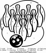 Bowling Coloring Color Pages Cliparts Number Pins Clipart Printable Amazing Game Bowl Print Sheets Printables sketch template