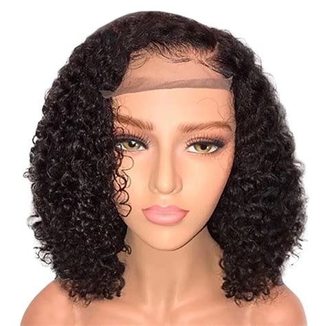 women wig brazilian  lace front full wig bob wave black natural  womens wigs cosplay