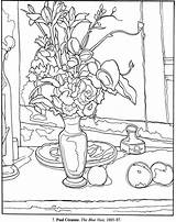 Coloring Pages Colouring Dover Masterpieces Paul Renoir Cezanne Paintings Color Picasso Publications Great Botticelli Life Printable Books Still Vase Doverpublications sketch template