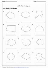 Polygon Polygons Worksheets Identify Worksheet Regular Grade Identifying Geometry Shapes Irregular Mathworksheets4kids Practice 2d Shape Kids 3d Math Printable Types sketch template