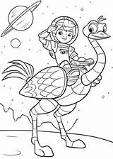Miles Tomorrowland Coloring Pages Morgen Van Color Kids Coloriage Fun Ostrich Print Info Book Index sketch template
