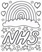 Nhs Colouring sketch template
