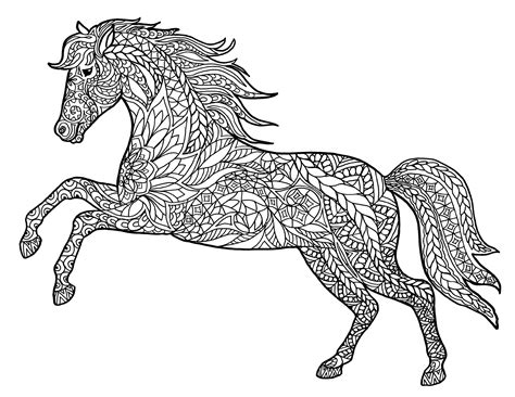 ideas  coloring horse coloring pages printable