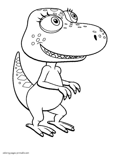 dinosaur train coloring page coloring pages printablecom