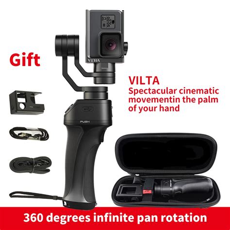 freevision vilta  axis gimbal  action camera gopro hero   xiaoyi handheldwearable gimbal