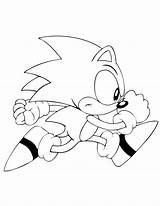 Sonic Coloring Pages Hedgehog Colouring Drawing Printable Tails Christmas Book Kids Running Colors Para Corriendo Sheets Pintar Print Baby Color sketch template