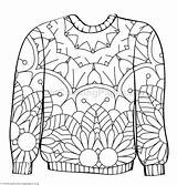 Sweater Coloring Ugly Pages Color Getdrawings Getcolorings sketch template