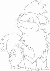 Growlithe Drawing Getdrawings sketch template