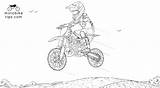 Dirt Husqvarna Dirtbikes Tc50 Printables Motocross Jumping sketch template