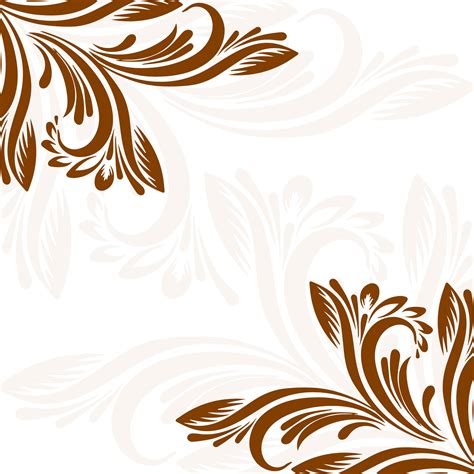 decorative elegant floral background illustration  vector art
