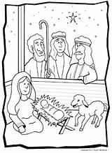 Jesus Birth Coloring Pages Children sketch template