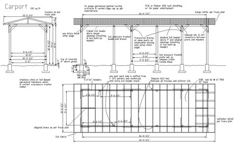 carport plans easy diy woodworking projects step  step   build wood work