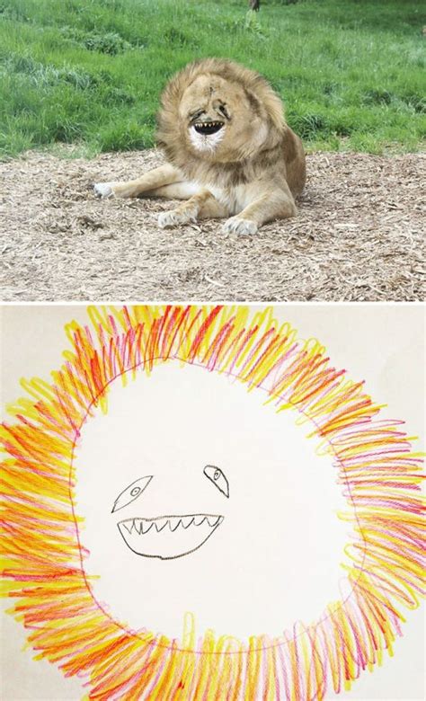 dad recreates   year  sons drawings  real world