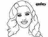 Katy Perry Coloring Pages Colouring Printable Getcolorings Getdrawings sketch template
