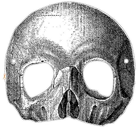 printable skull mask halloween pinterest skull mask masking