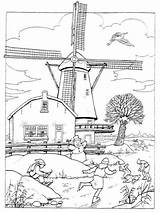 Windmill Coloringpagesfortoddlers sketch template