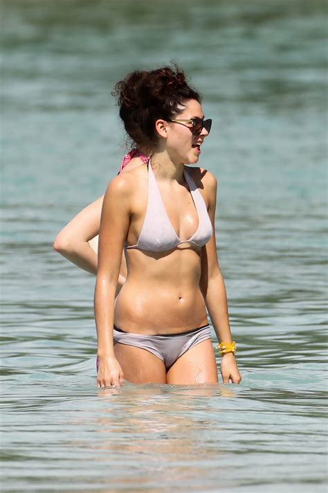 eliza doolittle showing ass crack in bikini on the beach in barbados
