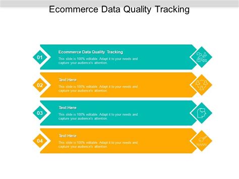 ecommerce data quality tracking  powerpoint infographic template brochure cpb powerpoint