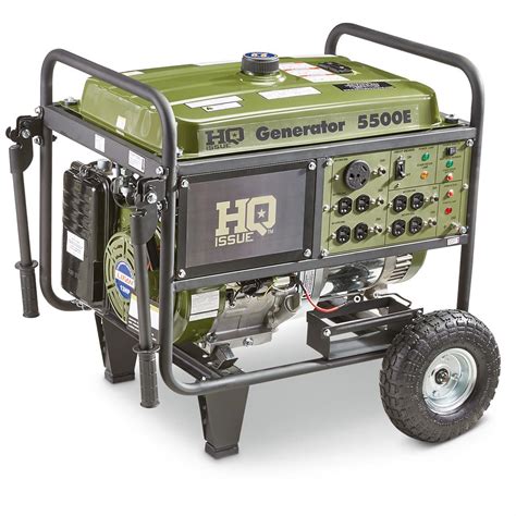 hq issue gas generator  watt  portable generators  sportsmans guide
