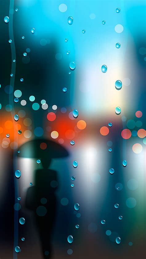 umbrella rain  iphone wallpapers
