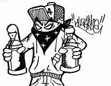 Graffiti Characters Clipart Coloring Character Library Draw Paper Paint Spray sketch template