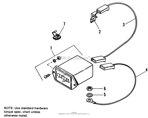 simplicity  hour meter kit parts diagram  hourmeter kit