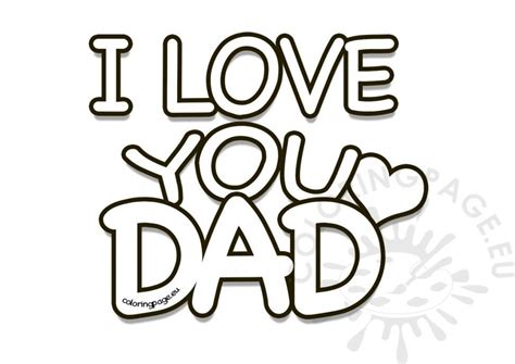 fathers day coloring template coloring page
