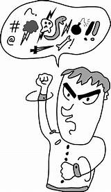 Swearing Pixabay Cursing Profanity Curse sketch template