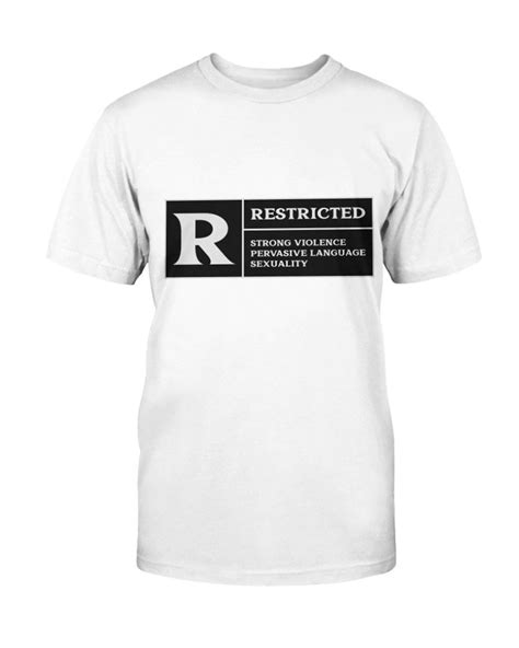 rated r restricted t shirt etsy